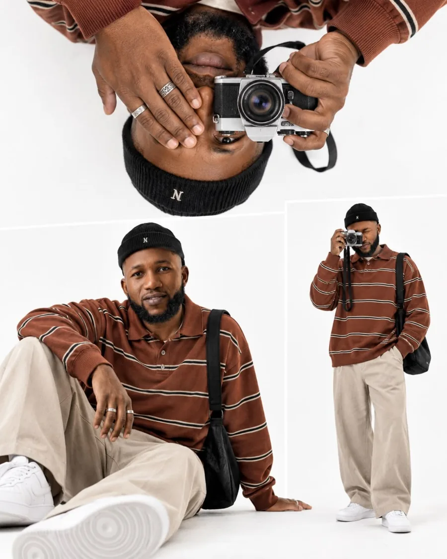 AI creator photoshoot collage